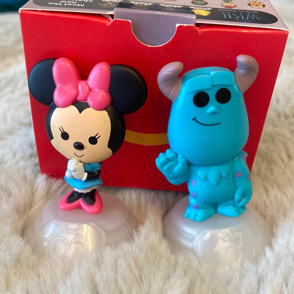 NIB McDonalds Happy Meal Disney figurines Minnie and Sully